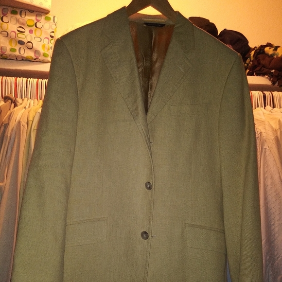 Banana Republic mens linen blend blazer 40R